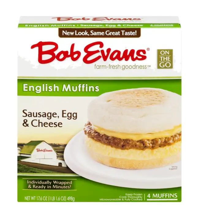 Order Bob Evans English Muffins, Sausage, Egg & Cheese - 4 Each food online from Fligner Market store, Lorain on bringmethat.com