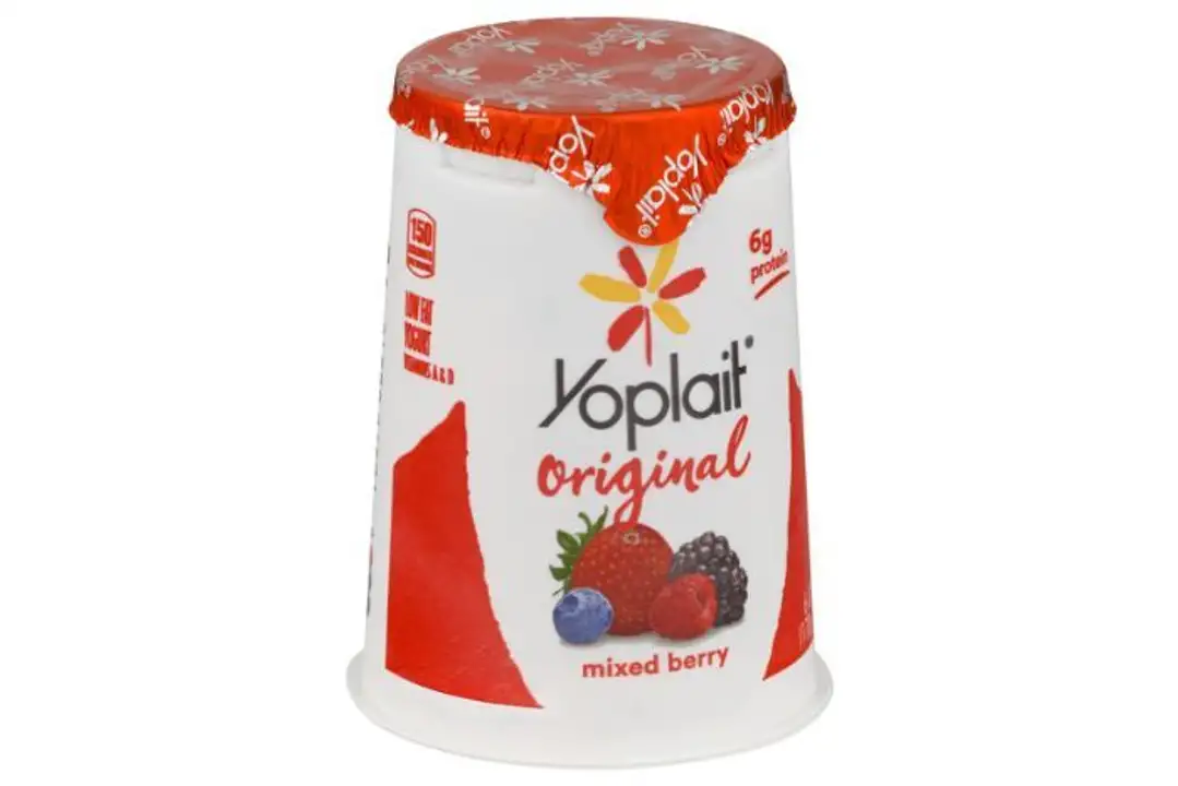 Order Yoplait Original Yogurt, Low Fat, Mixed Berry - 6 Ounces food online from Novato Harvest Market store, Novato on bringmethat.com