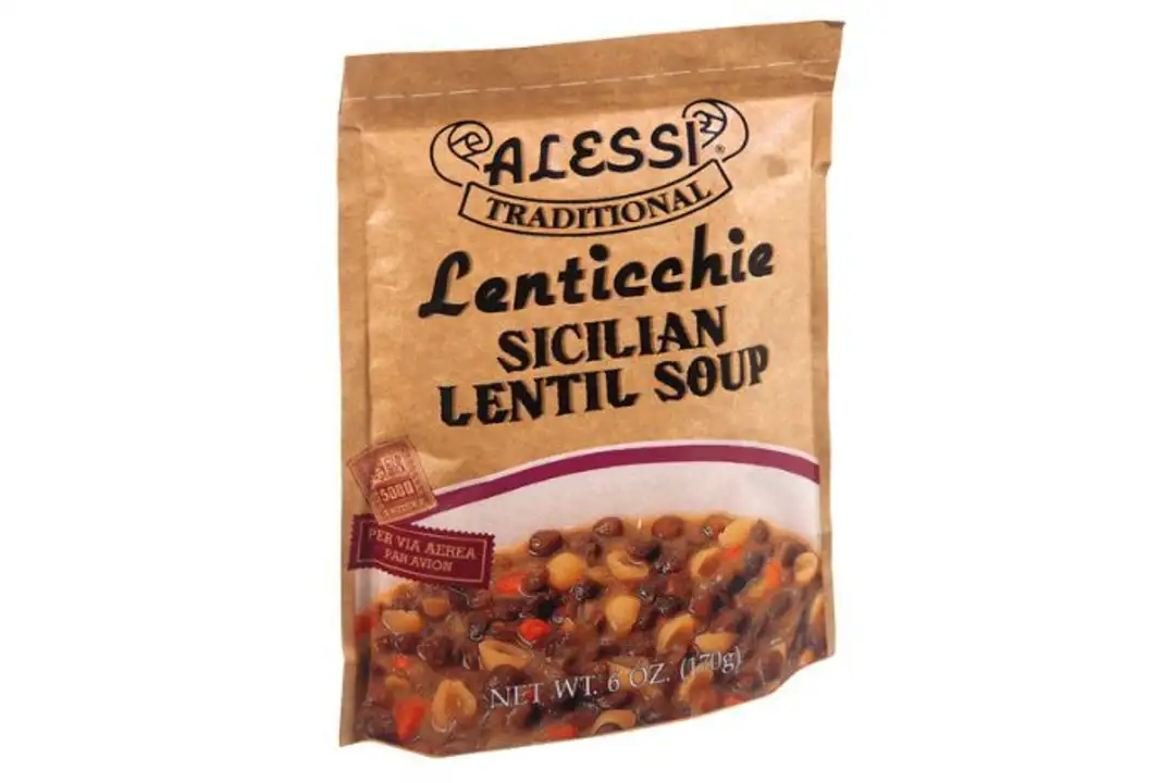 Order Alessi Sicilian Lentil Soup, Lenticchie - 6 Ounces food online from Holiday farms store, Roslyn Heights on bringmethat.com