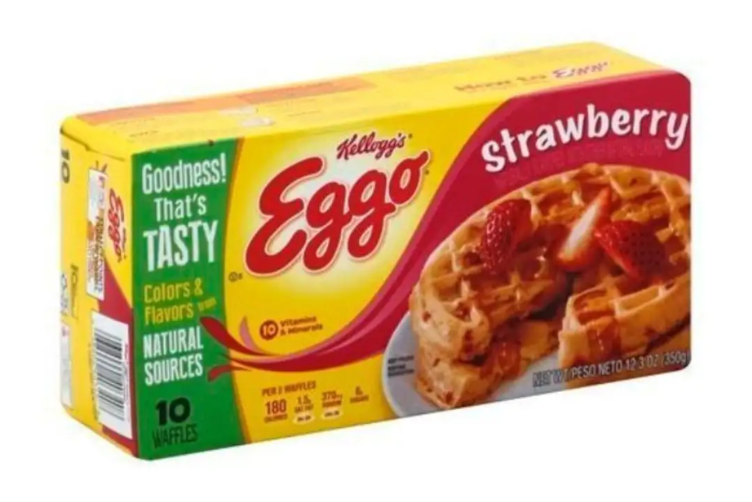 Order Eggo Waffles, Strawberry - 12.3 Ounces food online from Novato Harvest Market store, Novato on bringmethat.com