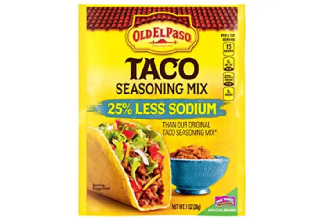 Order Old El Paso 25% Less Sodium Taco Seasoning Mix - 1 Ounce food online from Fligner Market store, Lorain on bringmethat.com