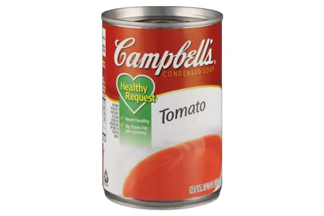 Order Campbells Healthy Request Soup, Tomato, Condensed - 10.7 Ounces food online from Holiday farms store, Roslyn Heights on bringmethat.com