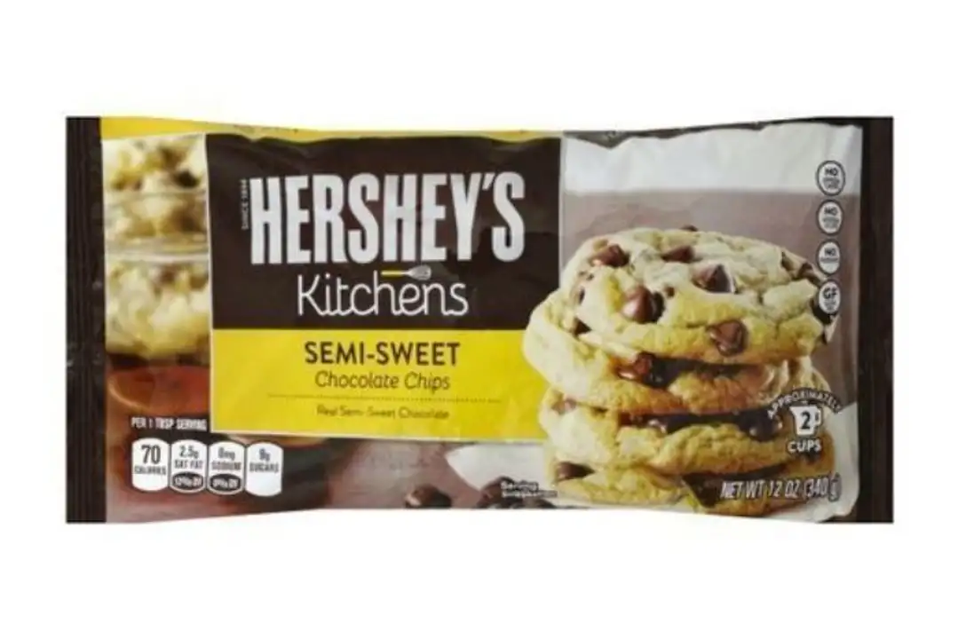 Order Hersheys Kitchens Chocolate Chips, Semi-Sweet - 12 Ounces food online from Holiday farms store, Roslyn Heights on bringmethat.com