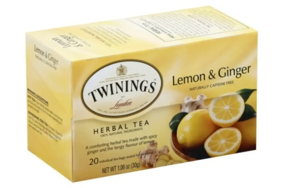 Order Twinings Herbal Tea, Lemon & Ginger, Bags - 20 Bags food online from Novato Harvest Market store, Novato on bringmethat.com