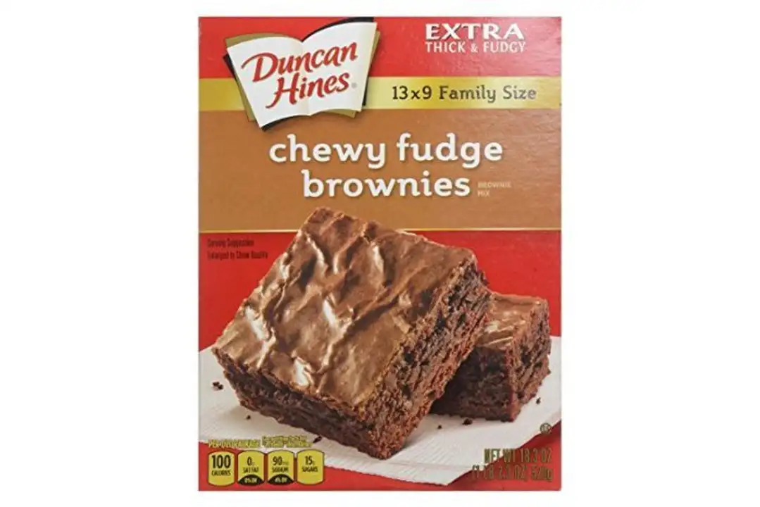 Order Duncan Hines Brownie Mix, Chewy Fudge Brownies, 13 x 9 Family Size - 18.3 Ounces food online from Holiday farms store, Roslyn Heights on bringmethat.com