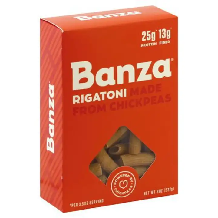 Order Banza Rigatoni - 8 Ounces food online from Holiday farms store, Roslyn Heights on bringmethat.com