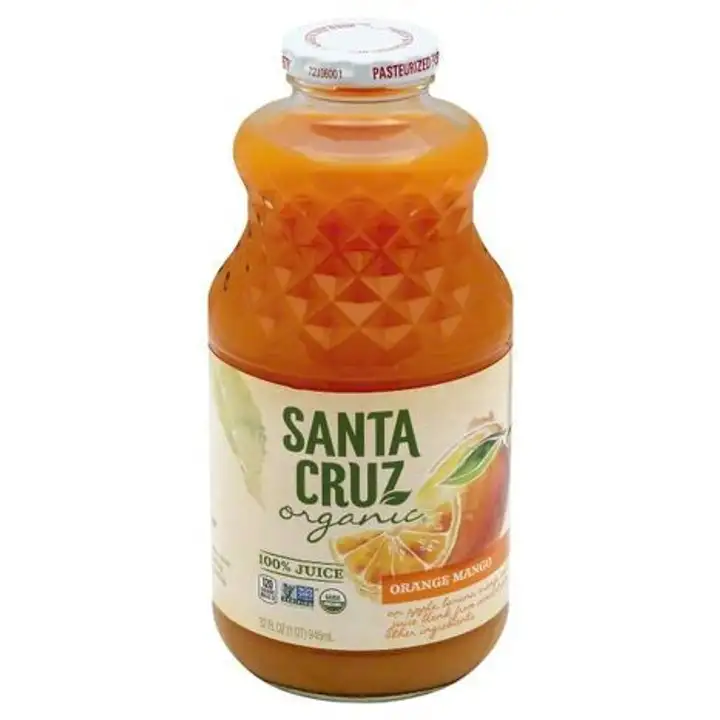 Order Santa Cruz Organic 100% Juice, Orange Mango - 32 Ounces food online from Novato Harvest Market store, Novato on bringmethat.com