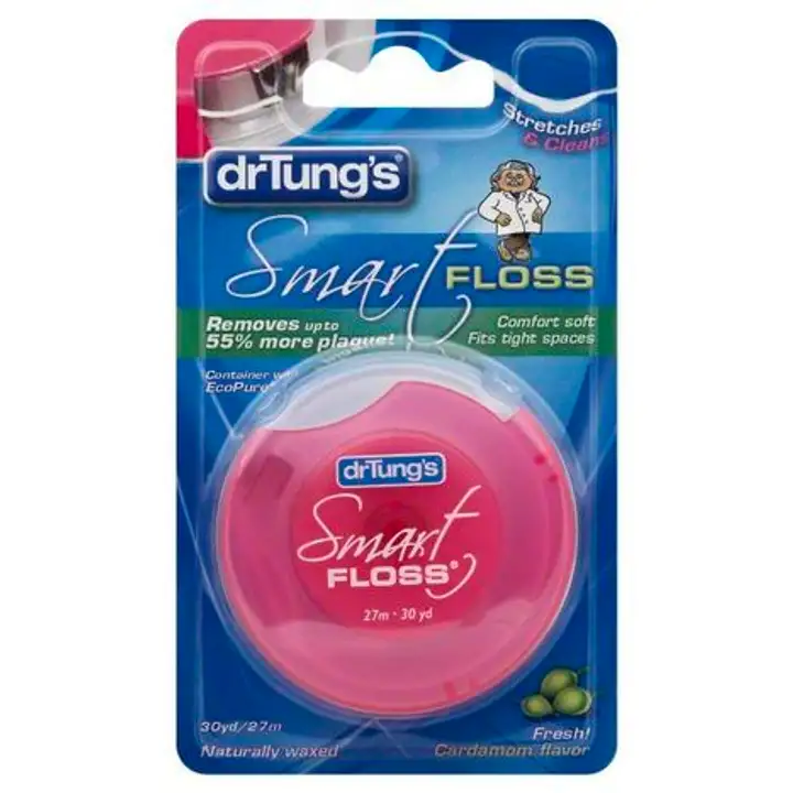 Order Dr Tungs SmartFloss, Naturally Waxed, Cardamom Flavor -  30 Yd food online from Whole Foods Co-Op Denfeld store, Duluth on bringmethat.com