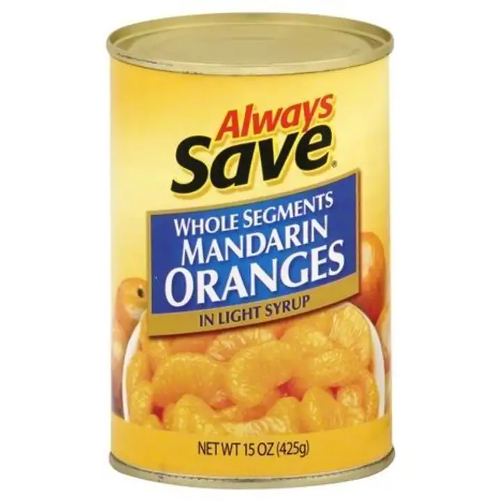 Order Always Save Mandarin Oranges, Whole Segments, In Light Syrup - 15 Ounces food online from Fligner Market store, Lorain on bringmethat.com