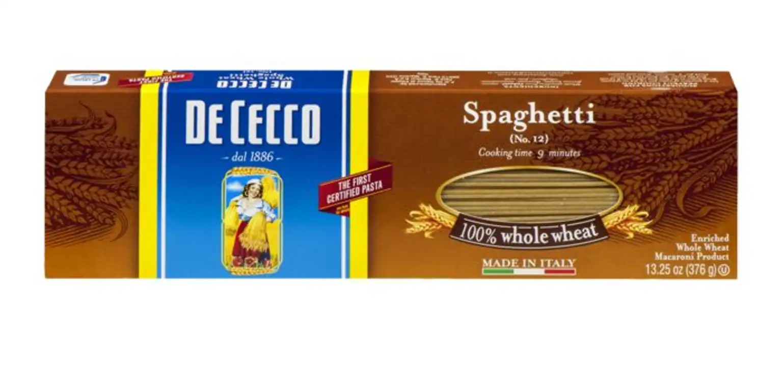 Order De Cecco Spaghetti 100% Whole Wheat - 13.25 Ounces food online from Holiday farms store, Roslyn Heights on bringmethat.com