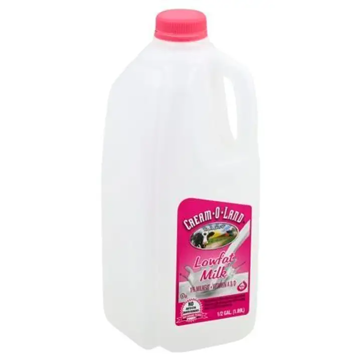 Order Cream O Land Milk, Lowfat, 1% Milkfat - 0.5 Gallons food online from Holiday farms store, Roslyn Heights on bringmethat.com