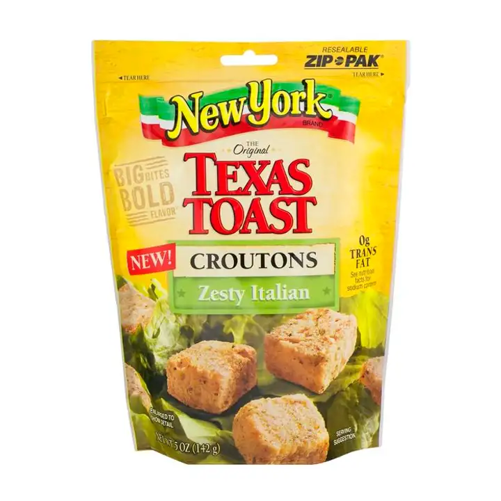 Order New York Brand Texas Toast Croutons, Zesty Italian - 5 Ounces food online from Meats Supreme store, Brooklyn on bringmethat.com