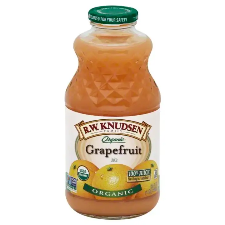 Order RW Knudsen Organic Juice, Grapefruit - 32 Ounces food online from Whole Foods Co-Op Denfeld store, Duluth on bringmethat.com