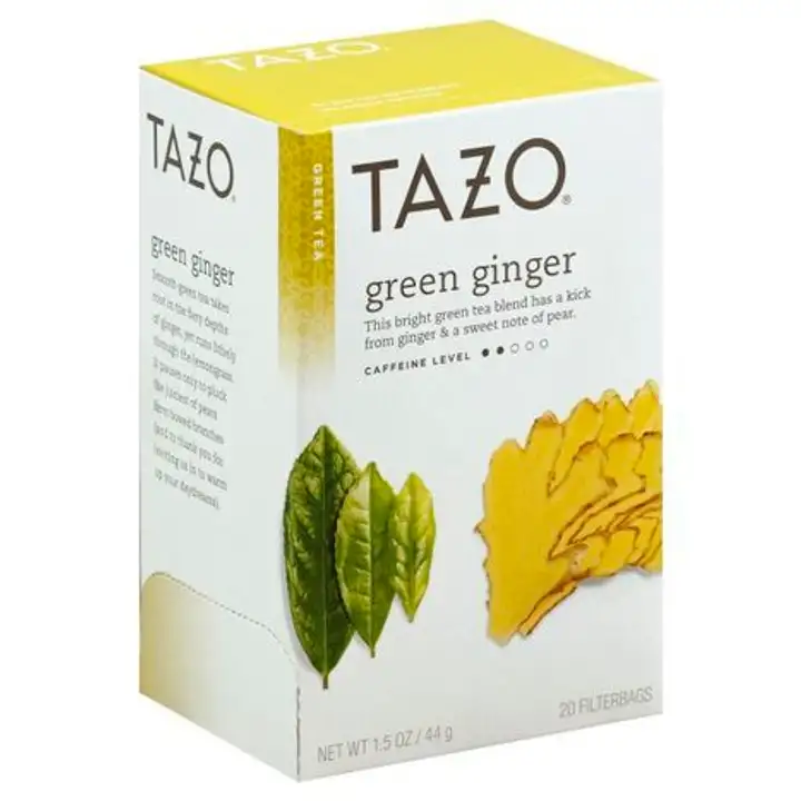 Order Tazo Green Tea, Green Ginger, Filterbags - 20 Bags food online from Novato Harvest Market store, Novato on bringmethat.com