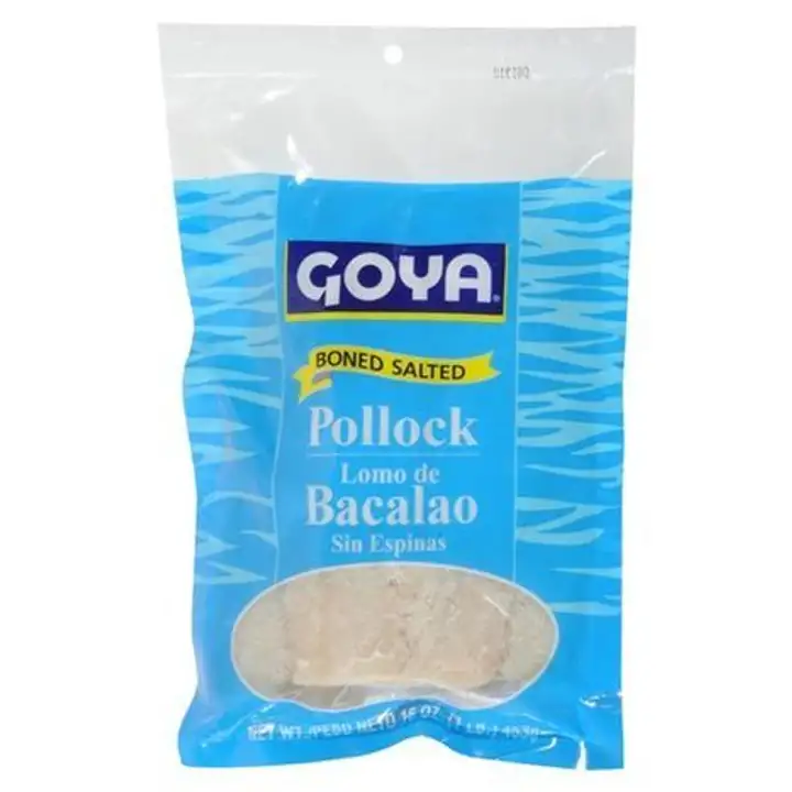 Order Goya Boned Salted Pollock - 16 Ounces food online from Fligner Market store, Lorain on bringmethat.com