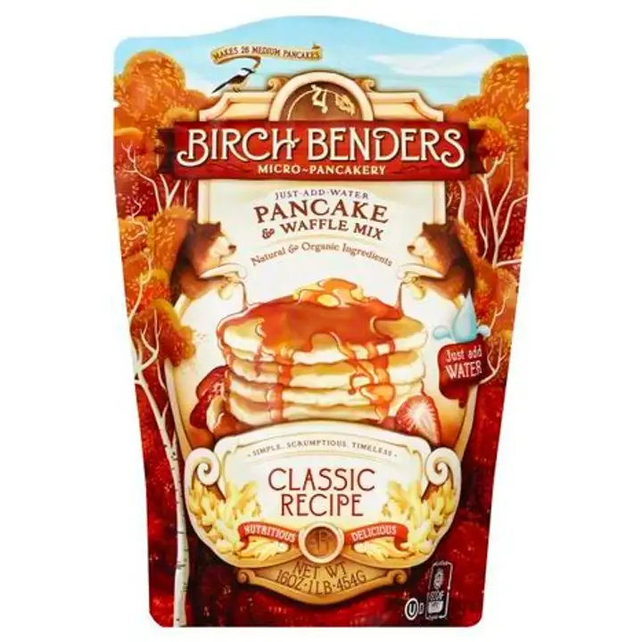 Order Birch Benders Pancake & Waffle Mix, Classic Recipe - 16 Ounces food online from Whole Foods Co-Op Denfeld store, Duluth on bringmethat.com