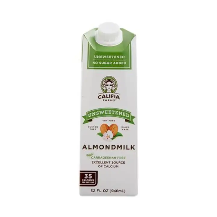 Order Califia Farms Dairy Free Unsweetened Almond Milk - 32 Fluid Ounces food online from Whole Foods Co-Op Denfeld store, Duluth on bringmethat.com