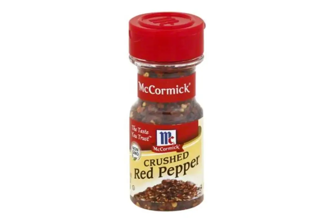 Order McCormick Red Pepper, Crushed - 1.5 Ounces food online from Fligner Market store, Lorain on bringmethat.com