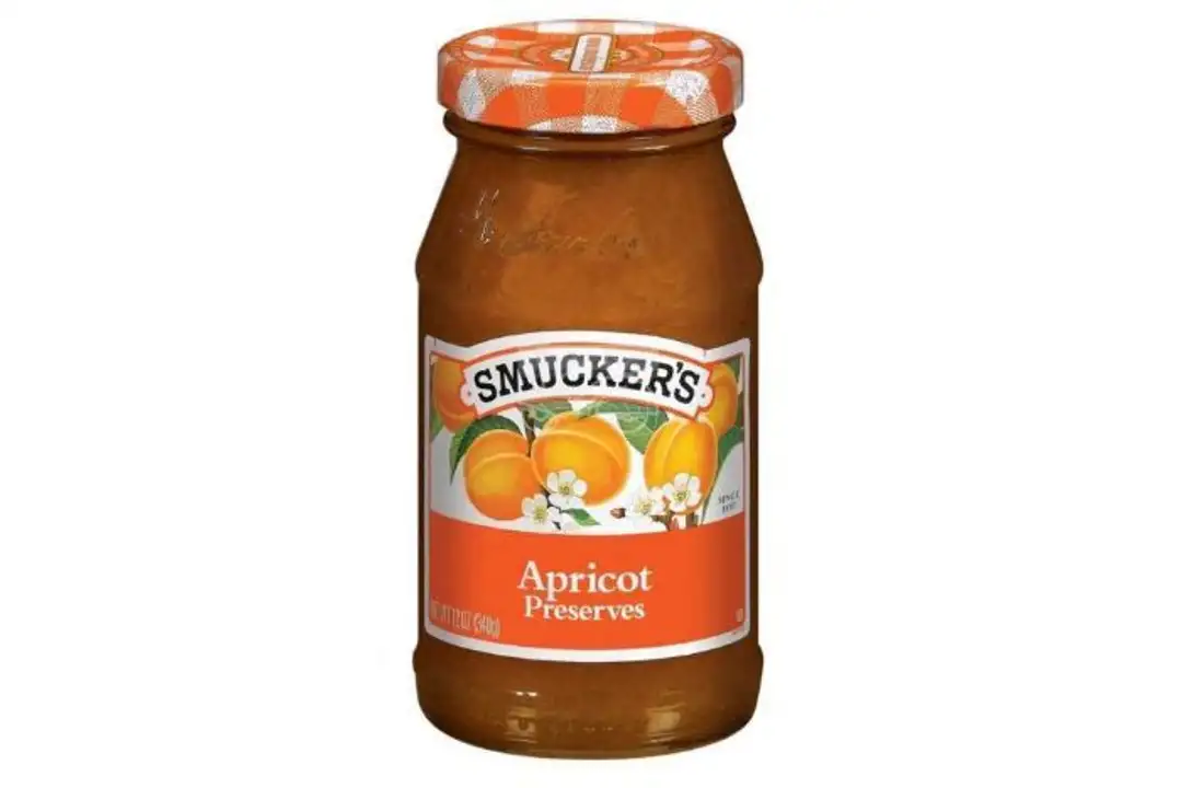 Order Smuckers Preserves, Apricot - 12 Ounces food online from Holiday farms store, Roslyn Heights on bringmethat.com