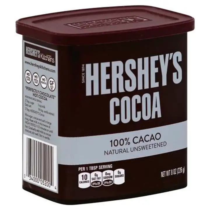 Order Hersheys Kitchens Cocoa, Natural, Unsweetened - 8 Ounces food online from Holiday farms store, Roslyn Heights on bringmethat.com