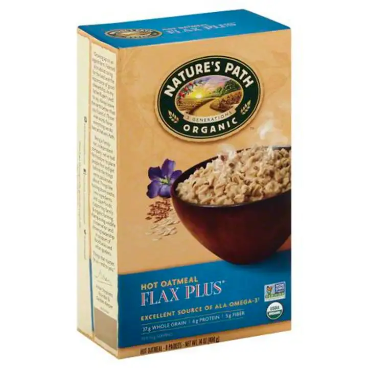 Order Nature's Path Organic Hot Oatmeal, Flax Plus food online from Novato Harvest Market store, Novato on bringmethat.com
