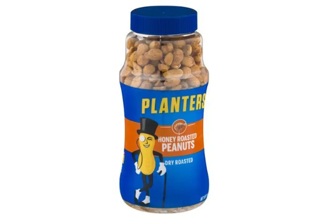 Order Planters Peanuts, Honey Roasted, Dry Roasted - 16 Ounces food online from Holiday farms store, Roslyn Heights on bringmethat.com