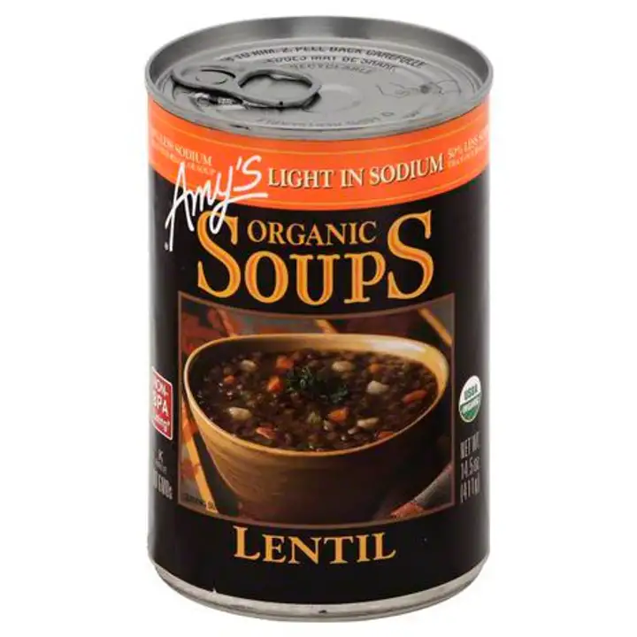 Order Amys Soup, Organic, Lentil - 14.5 Ounces food online from Novato Harvest Market store, Novato on bringmethat.com