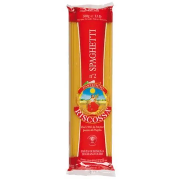 Order Riscossa No. 2 Spaghetti Pasta - 500 Grams food online from Meats Supreme store, Brooklyn on bringmethat.com