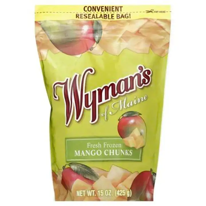 Order Wymans Mango Chunks, Fresh Frozen - 15 Ounces food online from Whole Foods Co-Op Denfeld store, Duluth on bringmethat.com