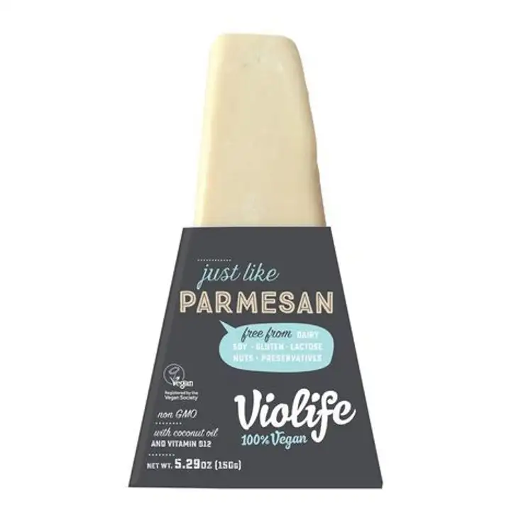 Order Violife Parmesan, 100% Vegan - 5.29 Ounces food online from Whole Foods Co-Op Denfeld store, Duluth on bringmethat.com