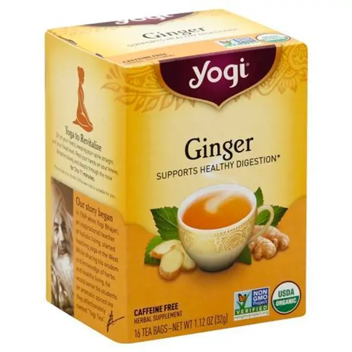 Order Yogi Tea, Ginger, Bags - 16 Bags food online from Novato Harvest Market store, Novato on bringmethat.com