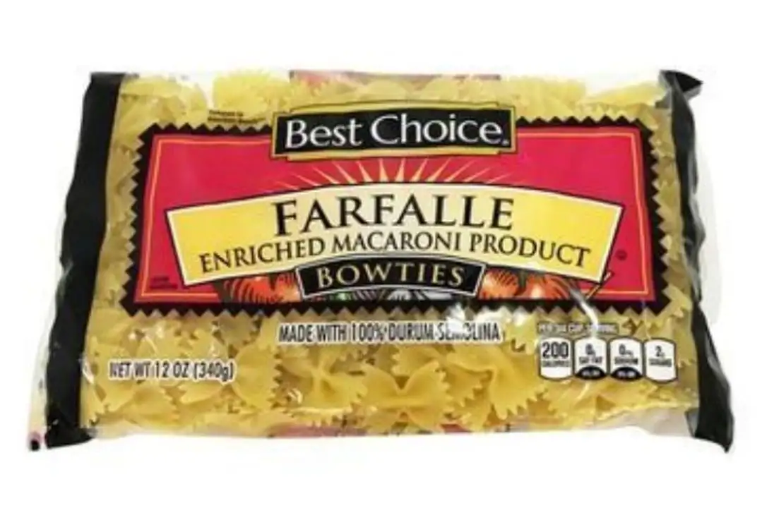 Order Best Choice Farfalle Bowties - 12 Ounces food online from Fligner Market store, Lorain on bringmethat.com