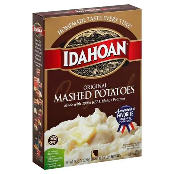 Order Idahoan Mashed Potatoes, Original - 13 Ounces food online from Meats Supreme store, Brooklyn on bringmethat.com