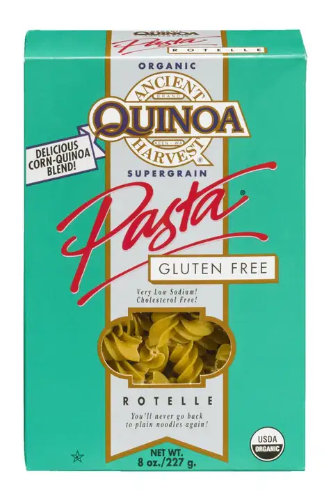 Order Ancient Harvest Rotini, Gluten-Free, Organic Supergrain Pasta, Corn & Quinoa - 8 Ounces food online from Novato Harvest Market store, Novato on bringmethat.com