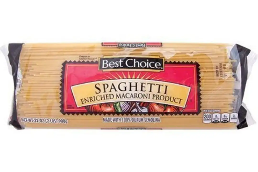 Order Best Choice Spaghetti - 16 Ounces food online from Fligner Market store, Lorain on bringmethat.com