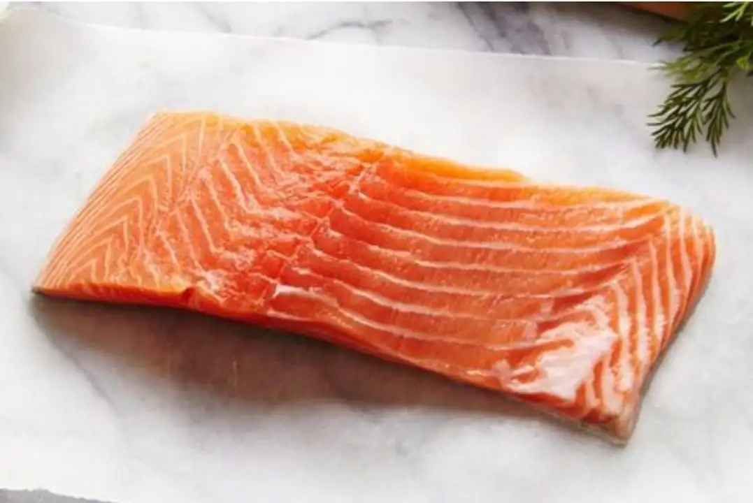 Order Atlantic Salmon Fillets food online from Meats Supreme store, Brooklyn on bringmethat.com