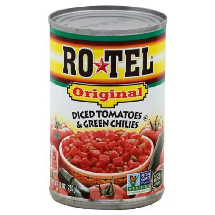 Order Rotel Diced Tomatoes & Green Chilies, Original - 10 Ounces food online from Novato Harvest Market store, Novato on bringmethat.com