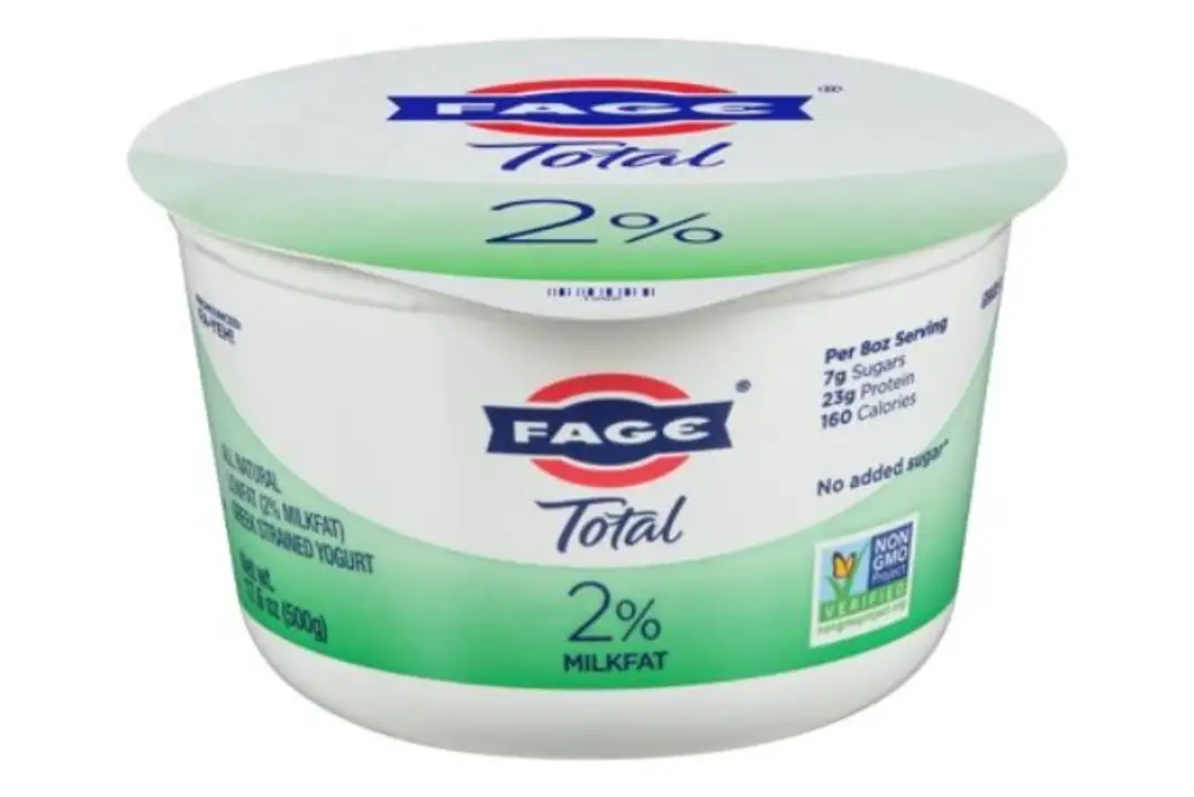 Order Fage Total Yogurt, Greek Strained,  Lowfat - 17.6 Ounces food online from Holiday farms store, Roslyn Heights on bringmethat.com