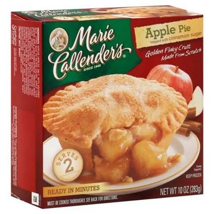Order Marie Callenders Apple Pie - 9.5 Ounces food online from Novato Harvest Market store, Novato on bringmethat.com