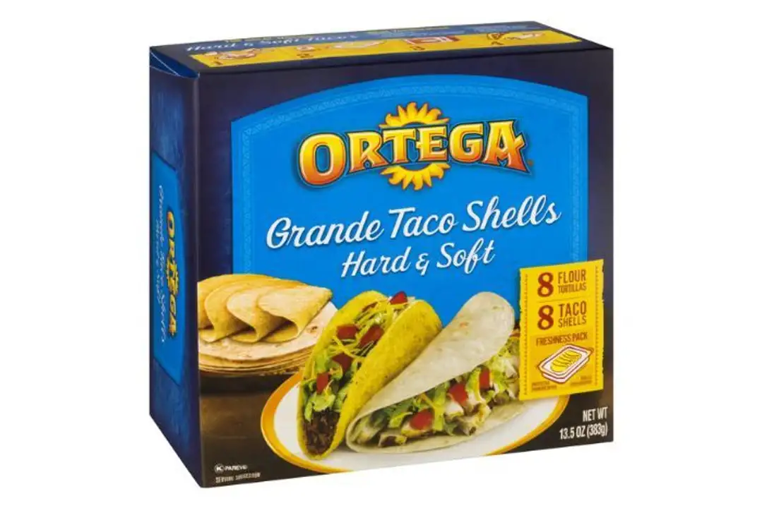 Order Ortega Grande Taco Shells Hard & Soft Tacos - 13 Ounces food online from Holiday farms store, Roslyn Heights on bringmethat.com