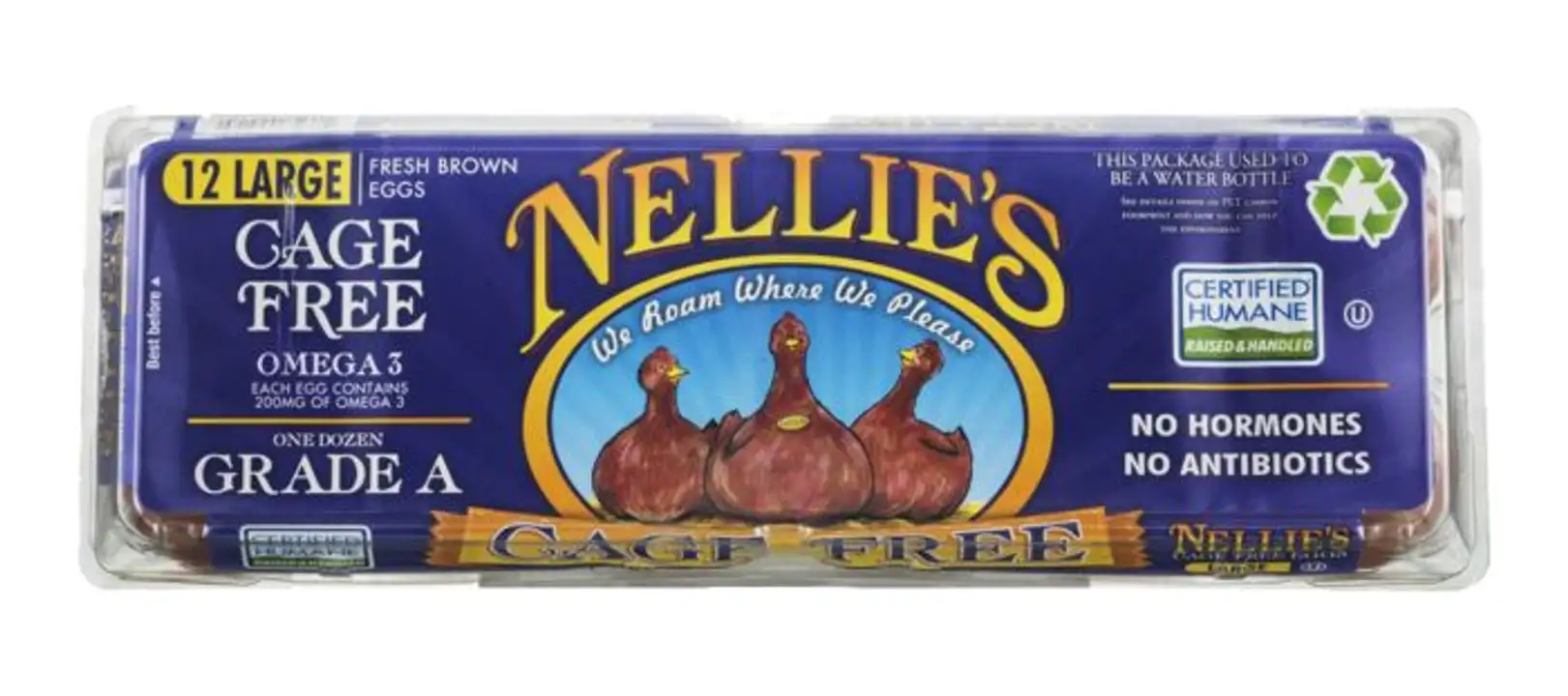 Order Nellies Eggs, Large, Free Range - 12 Each food online from Holiday farms store, Roslyn Heights on bringmethat.com