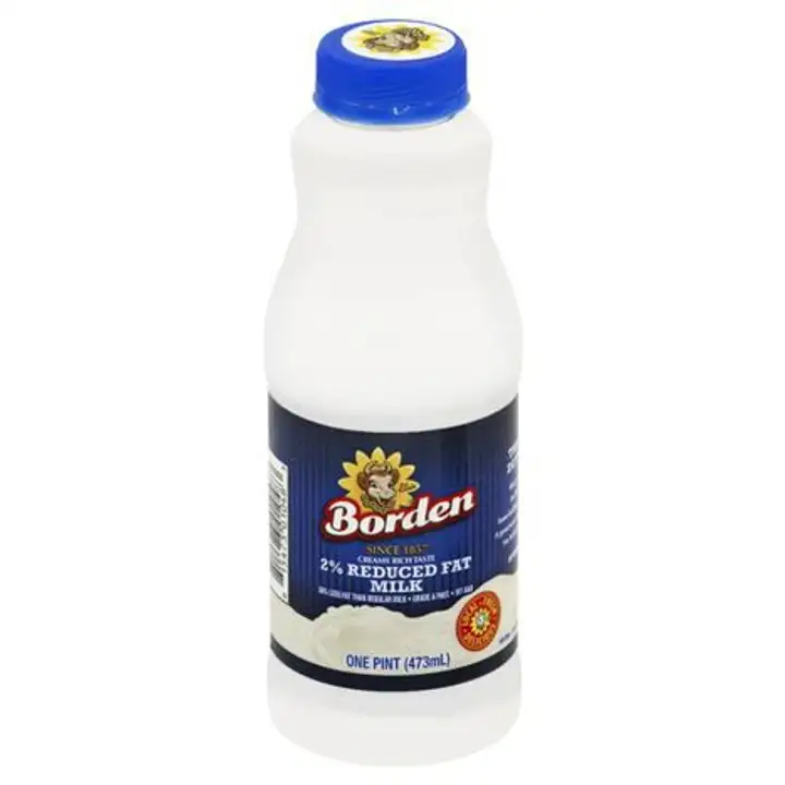 Order Borden Milk, Reduced Fat, 2% - 16 Ounces food online from Fligner Market store, Lorain on bringmethat.com