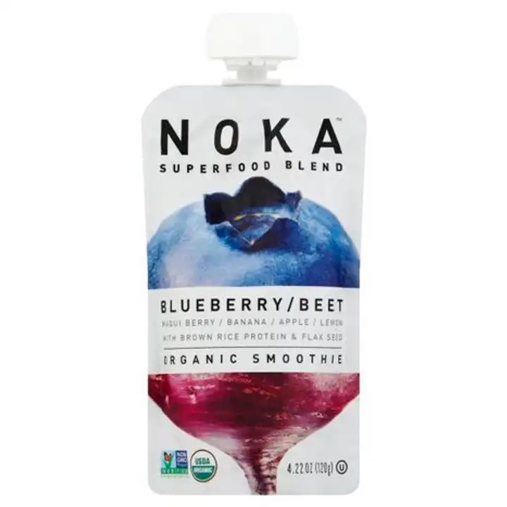 Order Noka Smoothie, Organic, Blueberry/Beet - 4.22 Ounces food online from Whole Foods Co-Op Denfeld store, Duluth on bringmethat.com