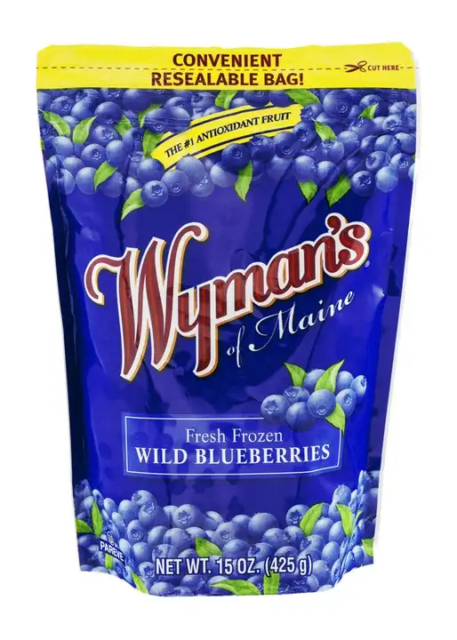 Order Wymans Blueberries, Wild, Fresh Frozen - 15 Ounces food online from Whole Foods Co-Op Denfeld store, Duluth on bringmethat.com