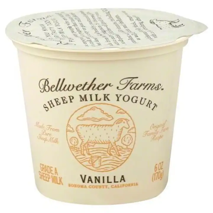 Order Bellwether Farms Yogurt, Sheep Milk, Vanilla - 6 Ounces food online from Whole Foods Co-Op Denfeld store, Duluth on bringmethat.com