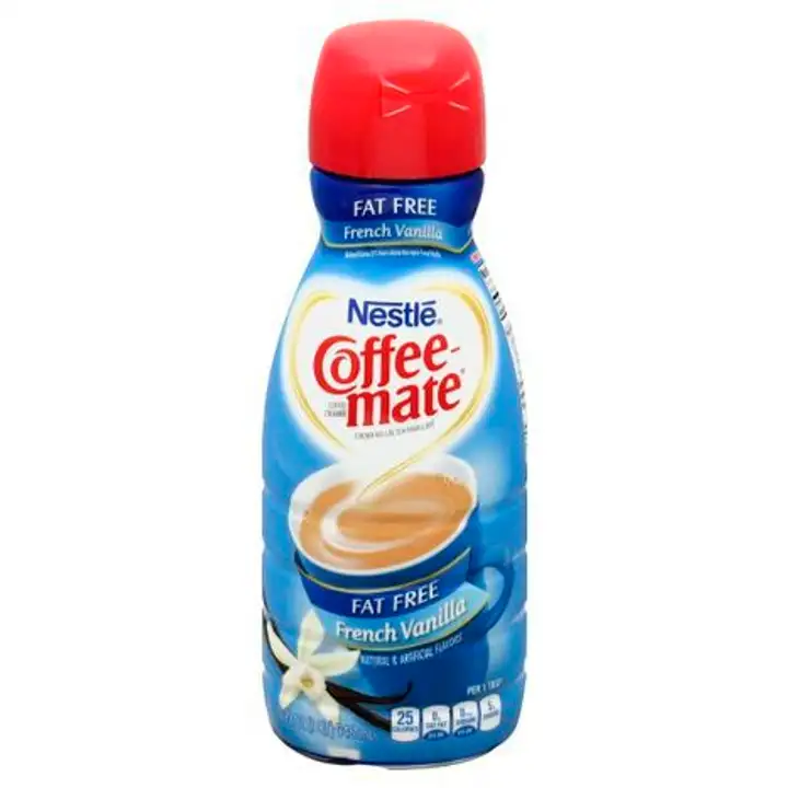 Order Coffee Mate Coffee Creamer, French Vanilla, Fat Free - 32 Ounces food online from Holiday farms store, Roslyn Heights on bringmethat.com