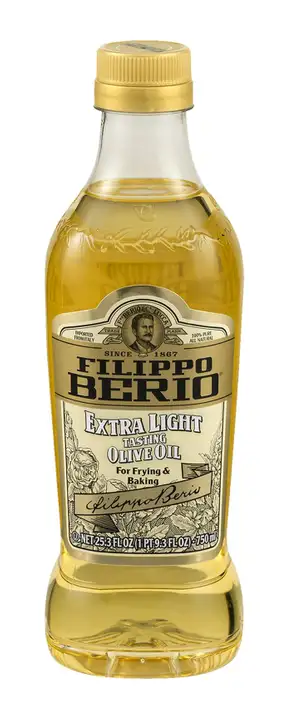 Order Filippo Berio Olive Oil, Extra Light Tasting - 25.5 Ounces food online from Holiday farms store, Roslyn Heights on bringmethat.com