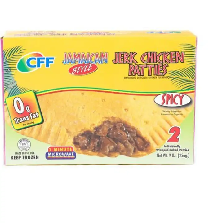 Order Goya Foods Jamaican Style Spicy Jerk Chicken Patties - 9 Ounces food online from Fligner Market store, Lorain on bringmethat.com