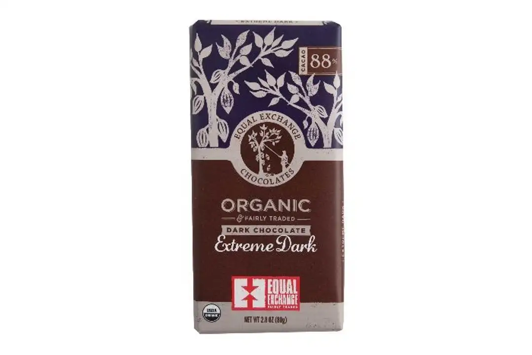 Order Equal Exchange Organic Extreme Dark Chocolate 88% - 80 Grams food online from Whole Foods Co-Op Denfeld store, Duluth on bringmethat.com