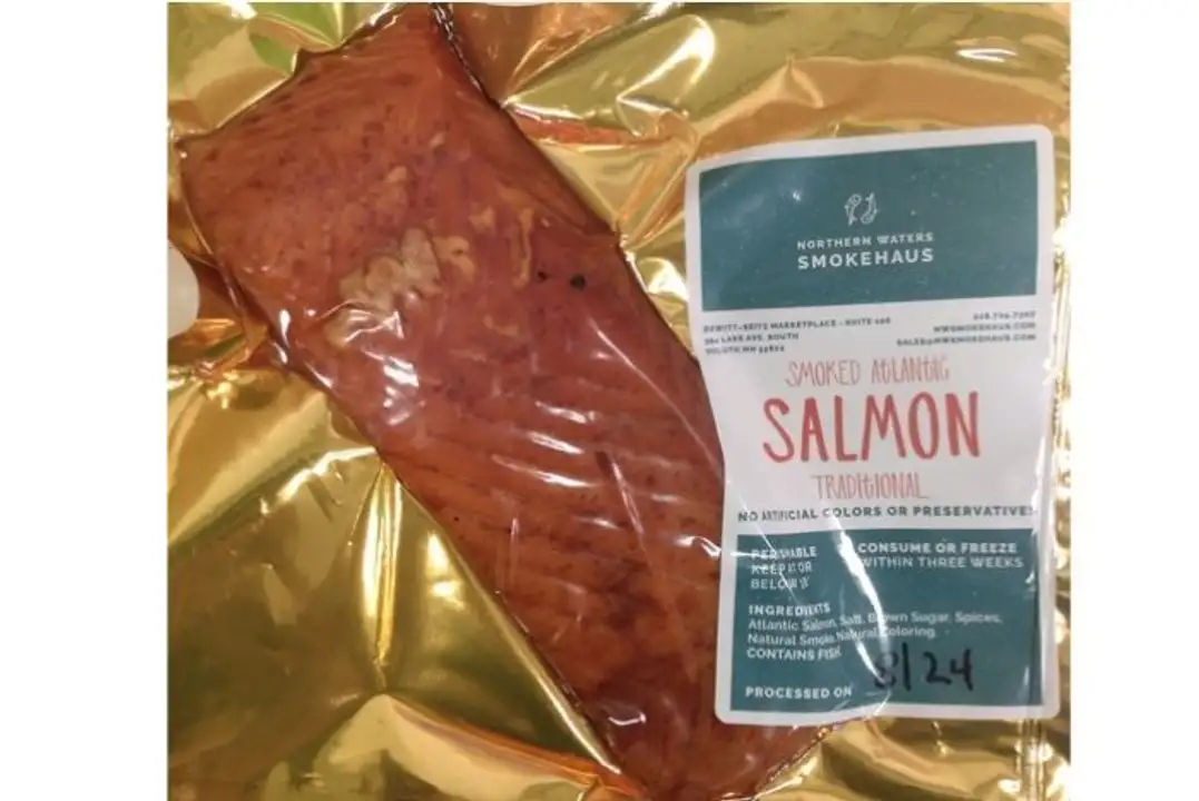 Order Northern Waters Smokehaus Smoked Atlantic Salmon, Traditional food online from Whole Foods Co-Op Denfeld store, Duluth on bringmethat.com